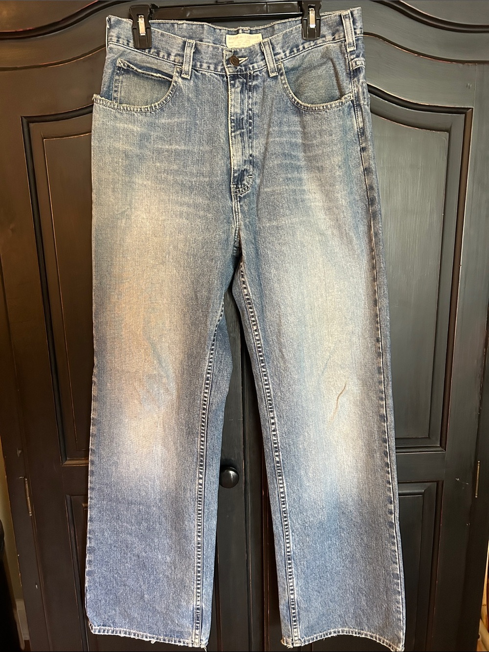 American Eagle Outfitters Light Blue Straight Jeans 30x32 100% Cotton
